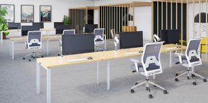 Personal desk heater heated sit stand desk